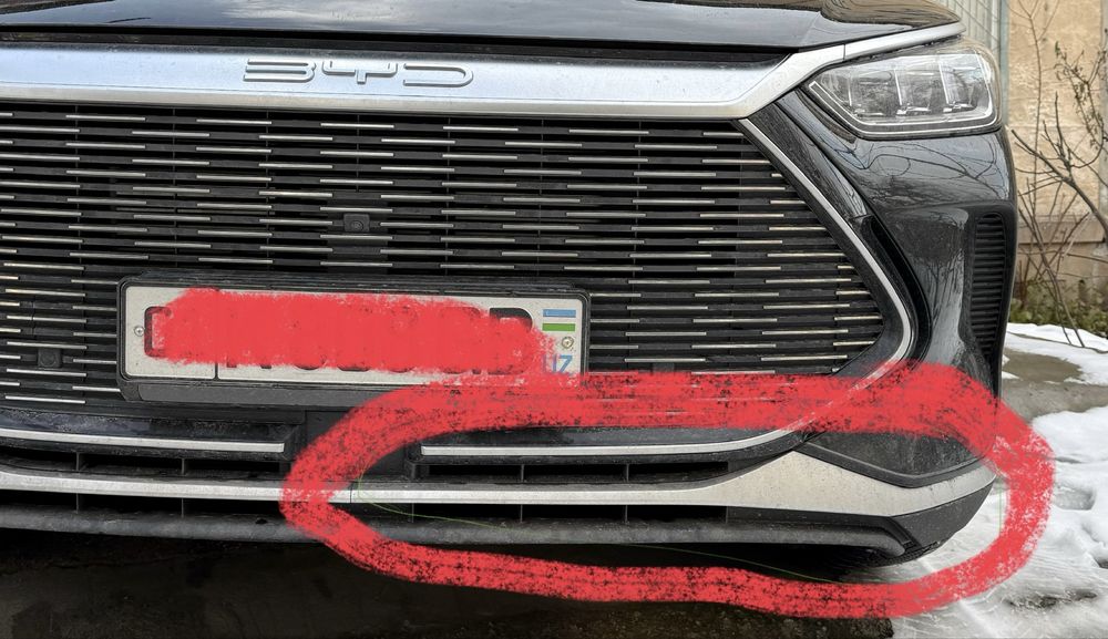 Запчасти для BYD SONG PLUS DM-I гибрид,  передный бампер комплект