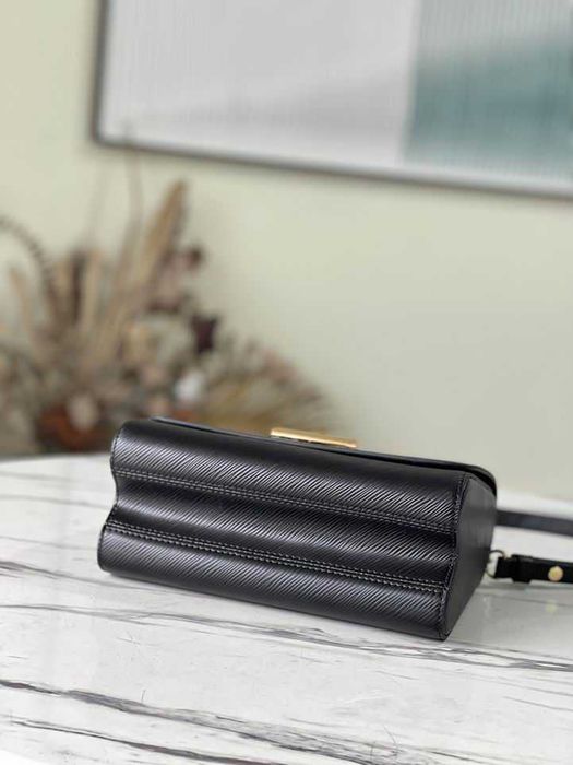 Geanta LV Louis Vuitton Twist 23 cm, negru, Premium