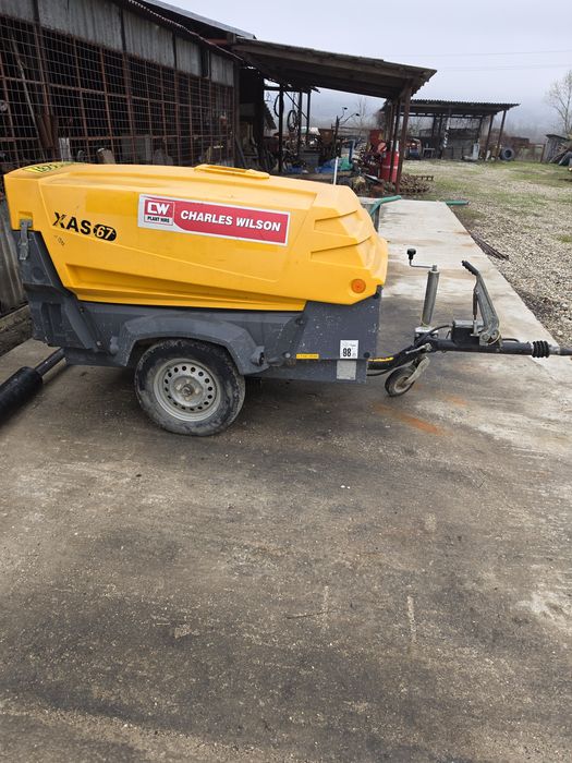 Moto  Compresor Atlas Copco xas67 an fabricatie 2014