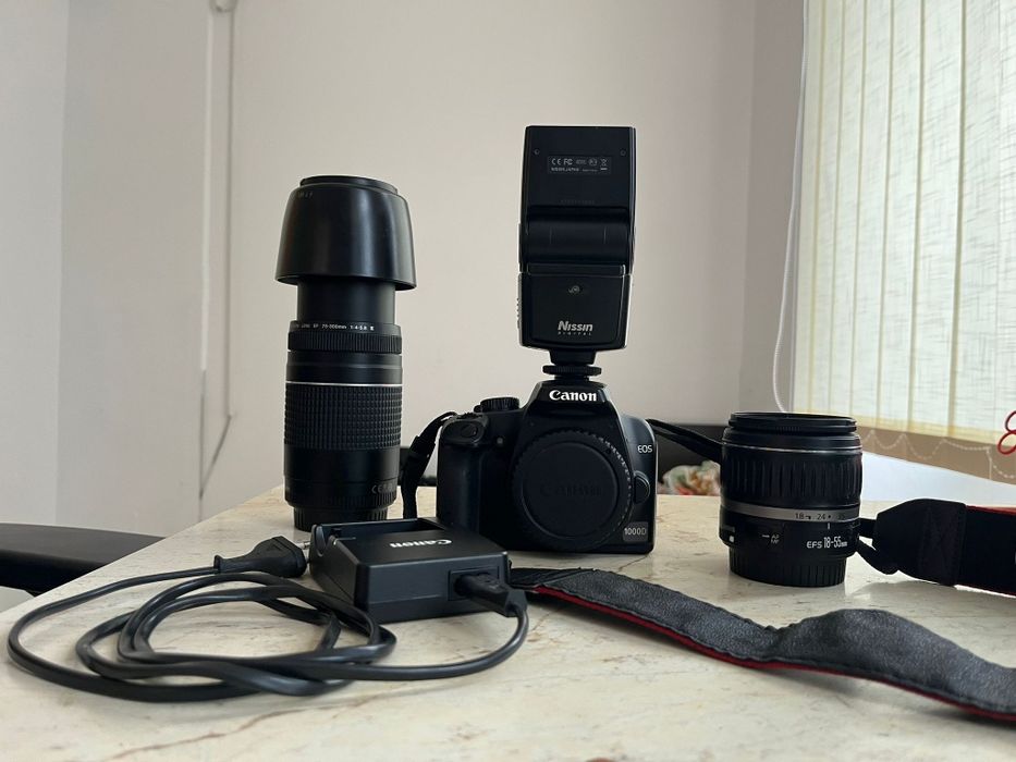 Canon EOS 1000D pachet complet