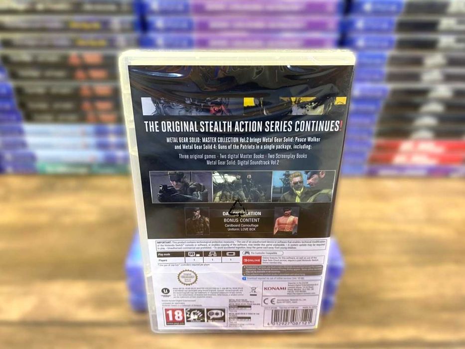 Новый Metal Gear Solid Master Collection Vol. 2 Day One Edit Nintendo