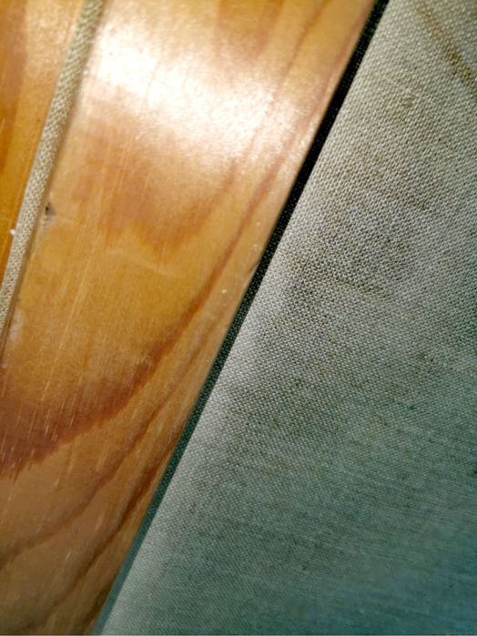 Картина платно рамка паспарту пейзаж селска къща авторска подписана