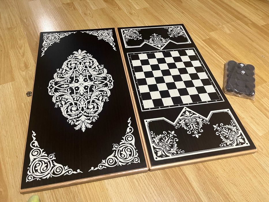 Нарды, шпон, новые, 30*60 см