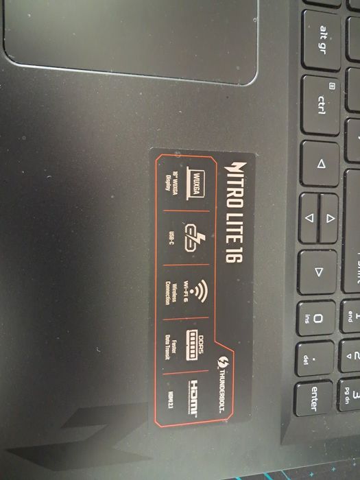 Laptop gaming Acer Nitro