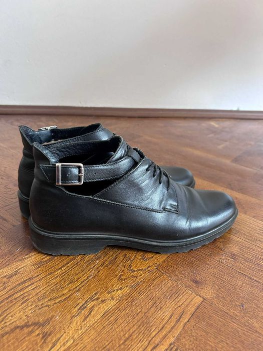 Pantofi dama negri piele