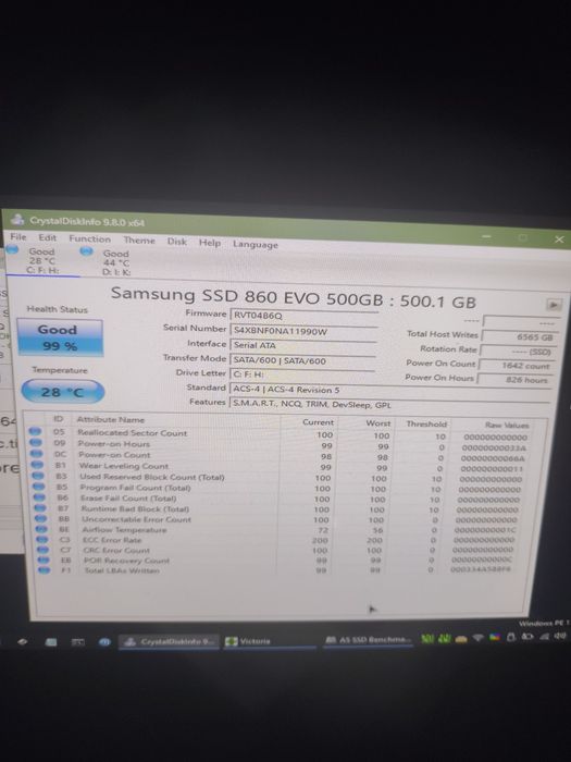 Ssd Samsung 860 Evo 500gb 100%
