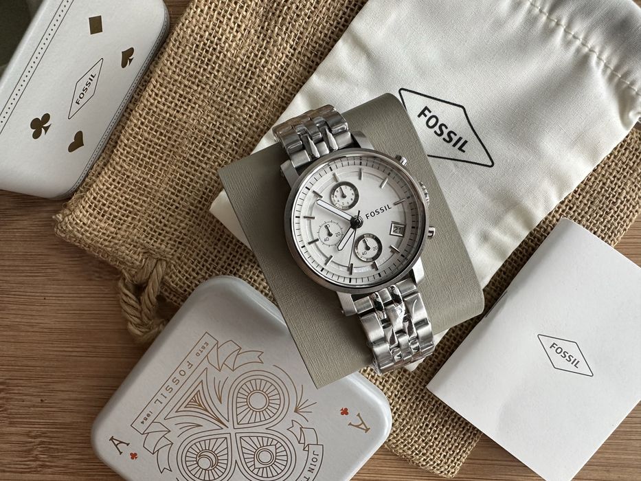 Ceas Fossil de dama Boyfriend silver nou ES2198