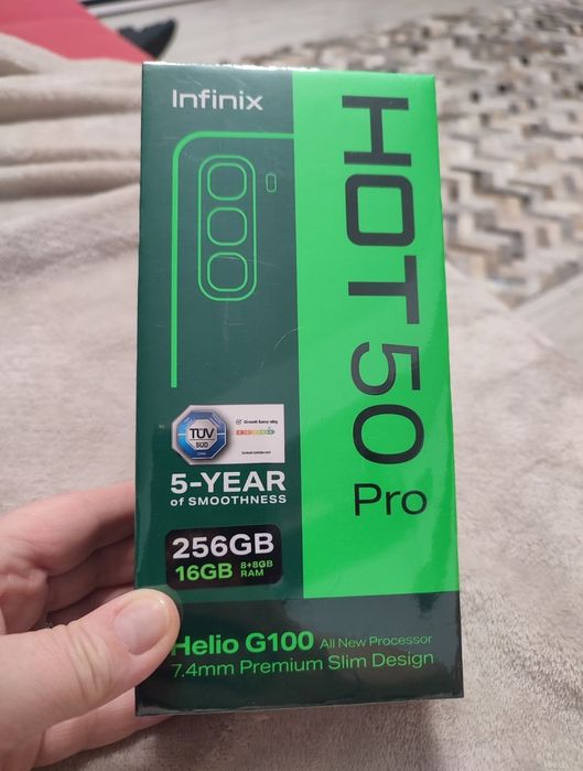 Infinix Hot 50 Pro (256GB / 16GB RAM) – Nou, SIGILAT la cutie