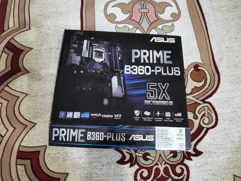 ASUS Prime B360-PLUS Intel B360 LGA 1151 (H4 Socket) ATX Motherboard DESKTOP