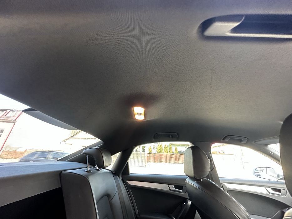 Plafon negru s line audi a4 b8.5 berlina sedan