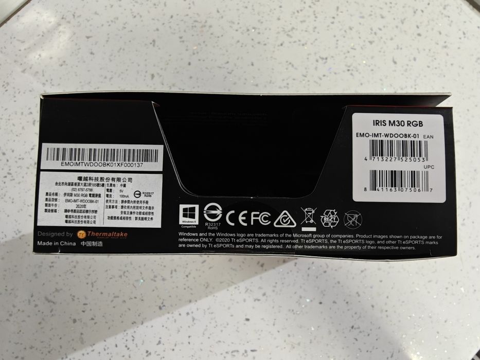 Mouse gaming Tt eSPORTS  IRIS M30 RGB