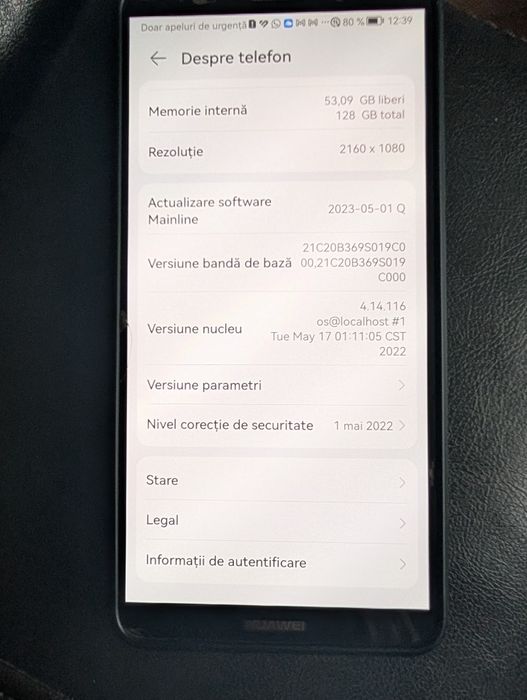 Huawei Mate 10 Pro utilizat, stare perfecta
