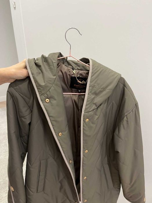 Куртка коричневая стеганая