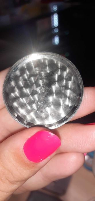 Ceas de colectie Cyma flex, mecanism original elvetian, suflat cu aur