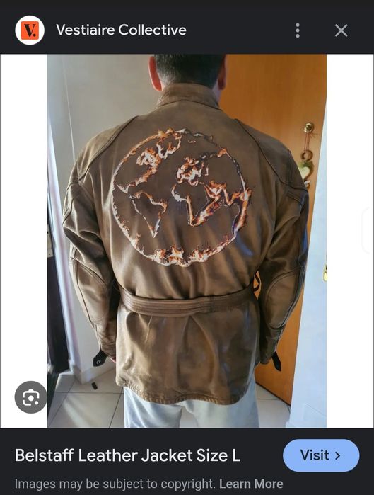 Belstaff leather jacket ( geacă piele motor )