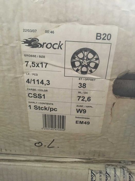Диски автомобильные R17