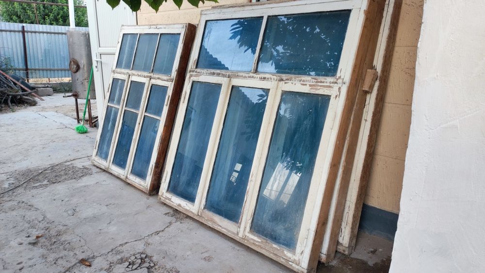 Ағаш терезелер- деревянные окна