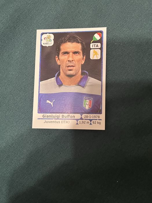 Stiker Buffon panini Euro 2012