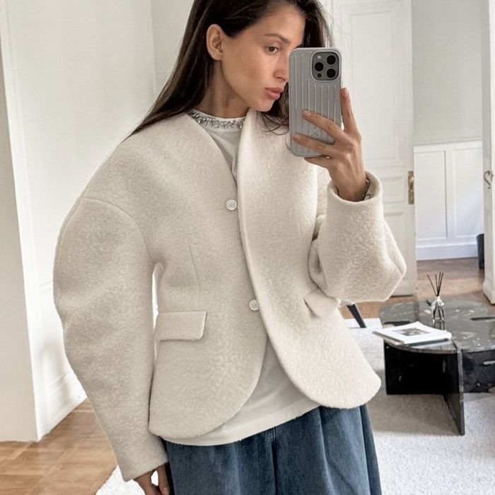 Пиджак - пальто на теплую весну