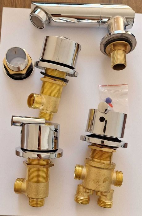 Accesorii cabina dus / cada hidromasaj, rotite, manete, set