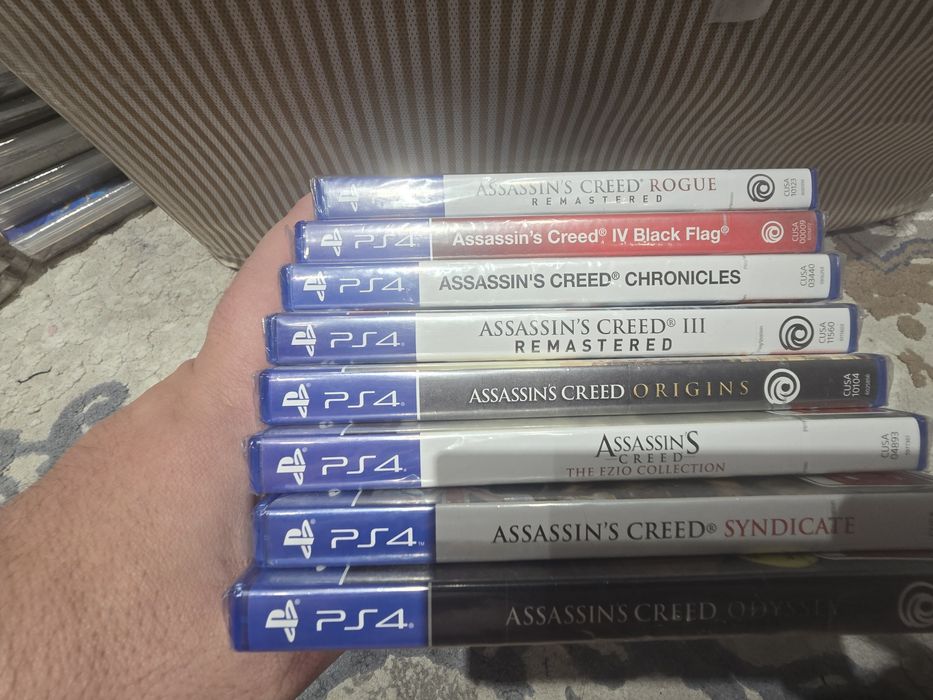 Assassin greed ps4, ps5 коллекция игр новые диски