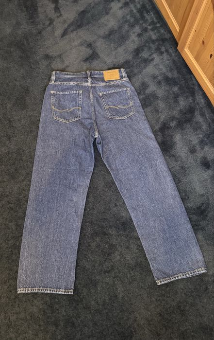 Blugi Baggy Jack & Jones "Alex" W29 L32 - Albastru clasic, NOI