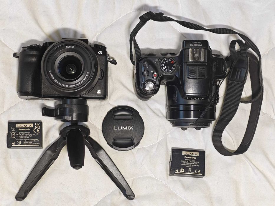 Panasonic G70 12-60mm 3.5-5.6 , Olympus 40-150mm f4 Pro, Samyang 7.5mm