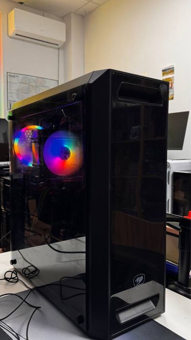 Игровой ПК,GTX1660Ti,Ryzen 5-3500,RAM:16Gb,DDR4,SSD:256gb,Hdd-1tb