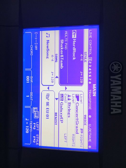 Yamaha psr s670 organ