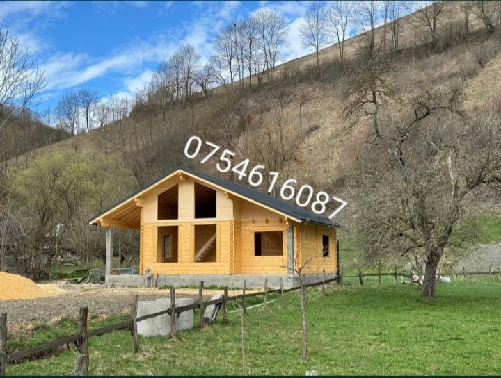 Case, cabane din lemn