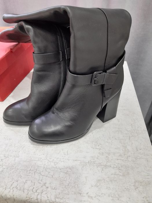 Продам сапоги европейка кожа