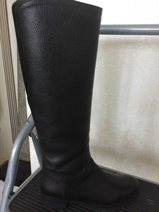 сапоги кожаные зимние