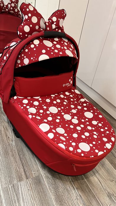 Кош за новородено Cybex Priam Lux Jeremy Scott Petticoat red dark
