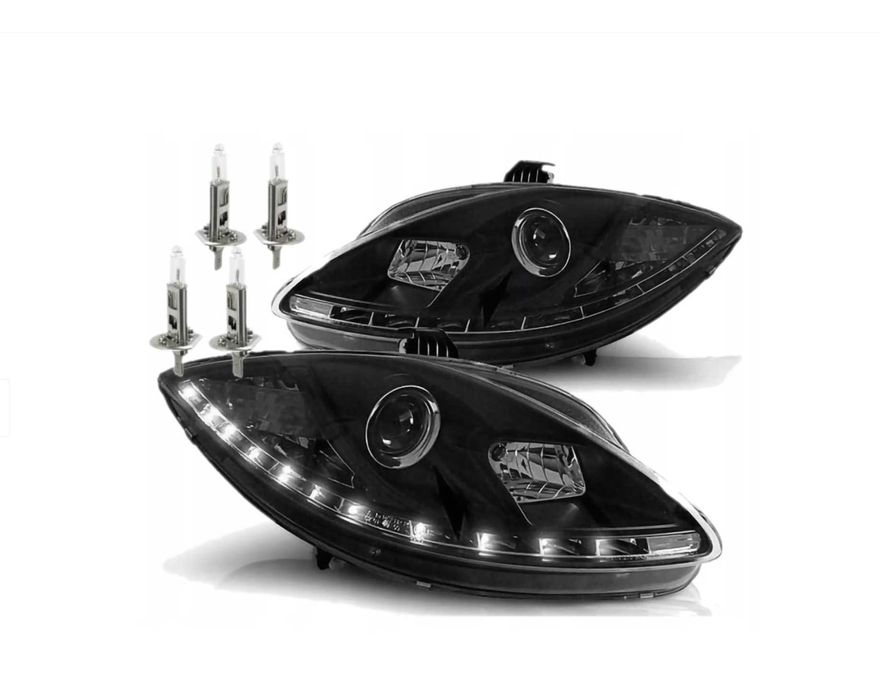 Set Faruri LED Sonar pentru SEAT LEON, TOLEDO 2005-2009, cu becuri H1