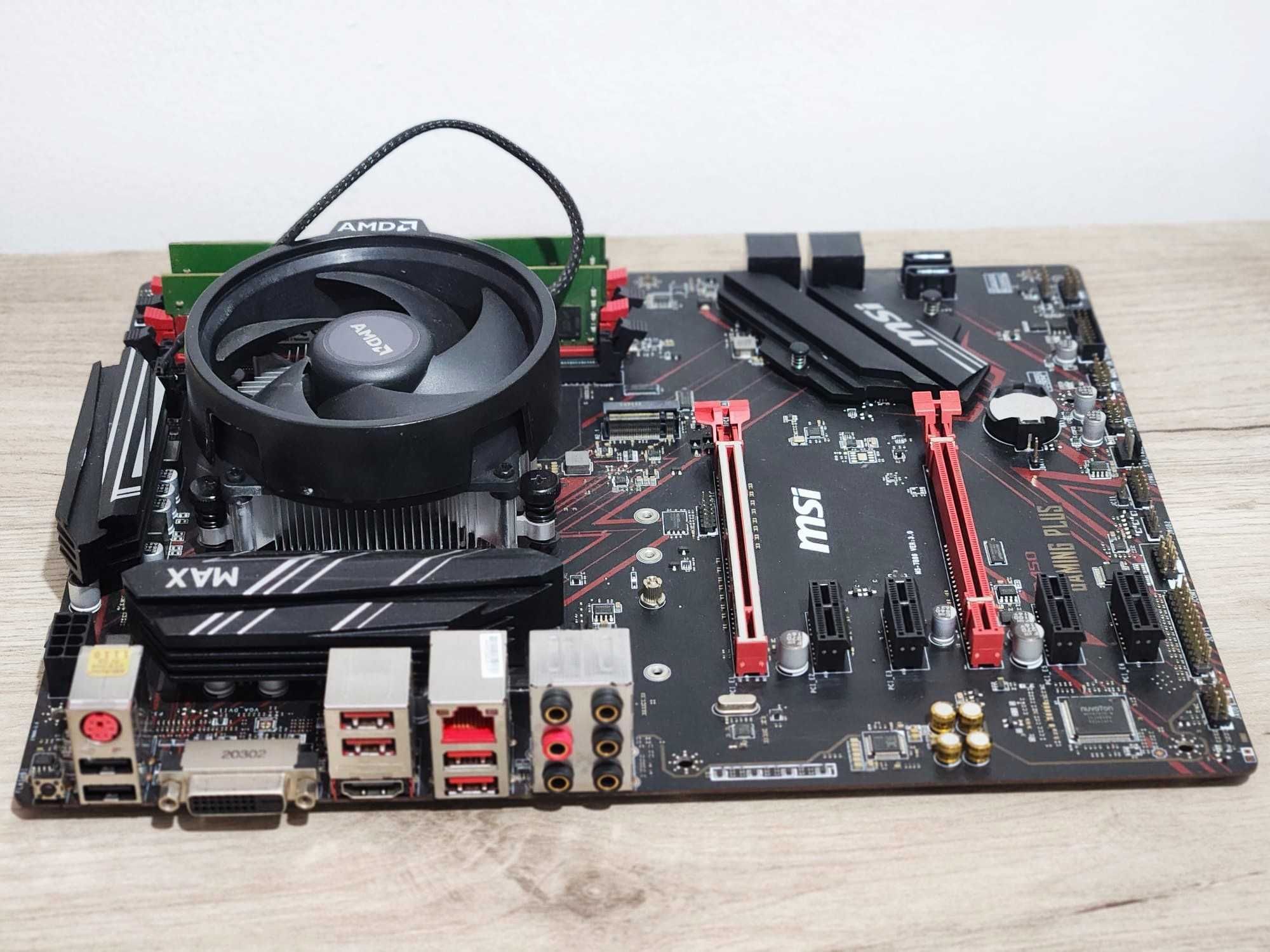 KIT AMD | Ryzen 3 1200 | MSI Gaming Plus MAX | 16GB RAM Kingston ...