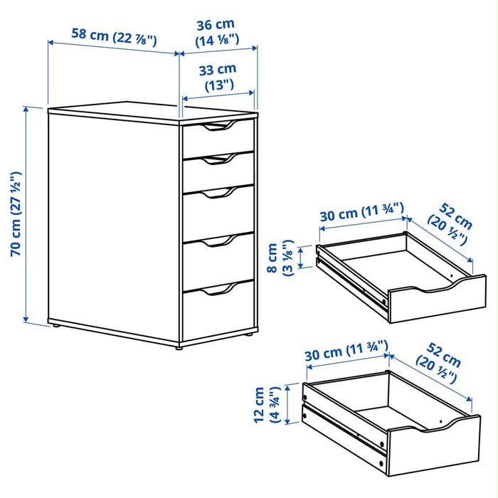 Comoda Alex Ikea