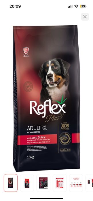 Корм для собак reflex