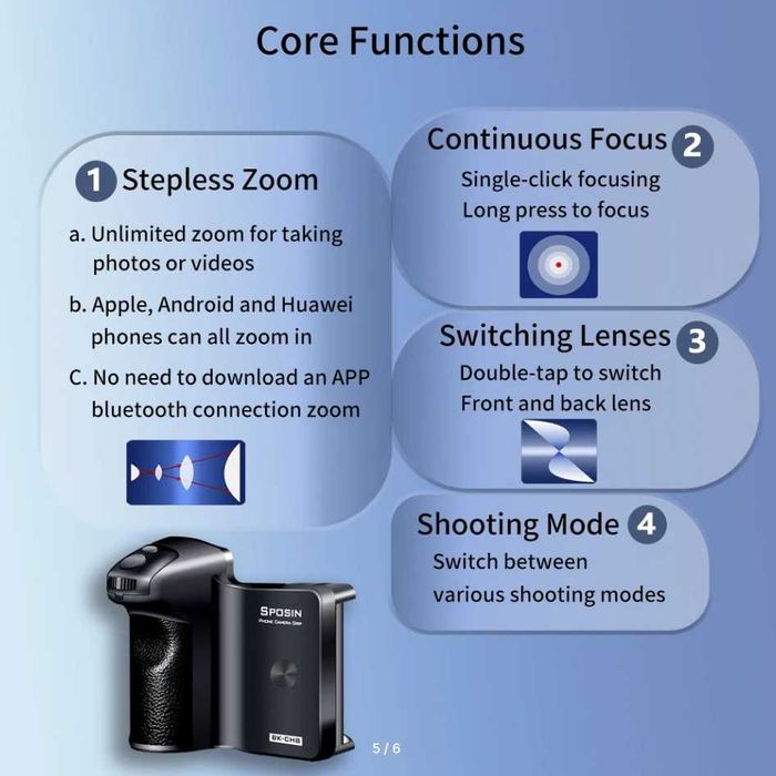 Беспроводной Bluetooth пульт для фото и видео для сотовых телефонов