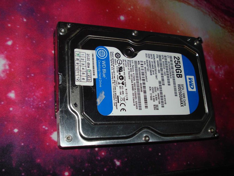 Hard disk calculator 3.5" WD2500AAKX 250gb sata stare perfecta