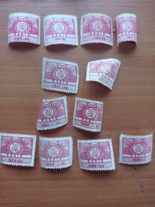 Timbre foarte vechi.