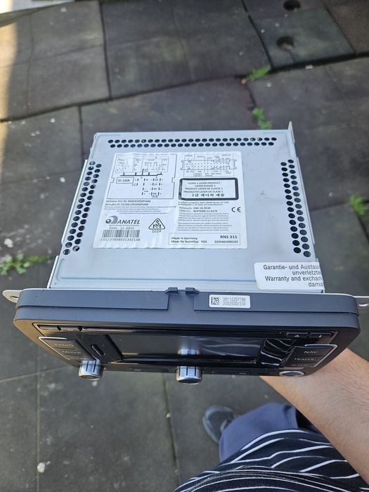 Navigatie rns 315 +rama si card SD passat b6 b7 cc tiguan golf touran