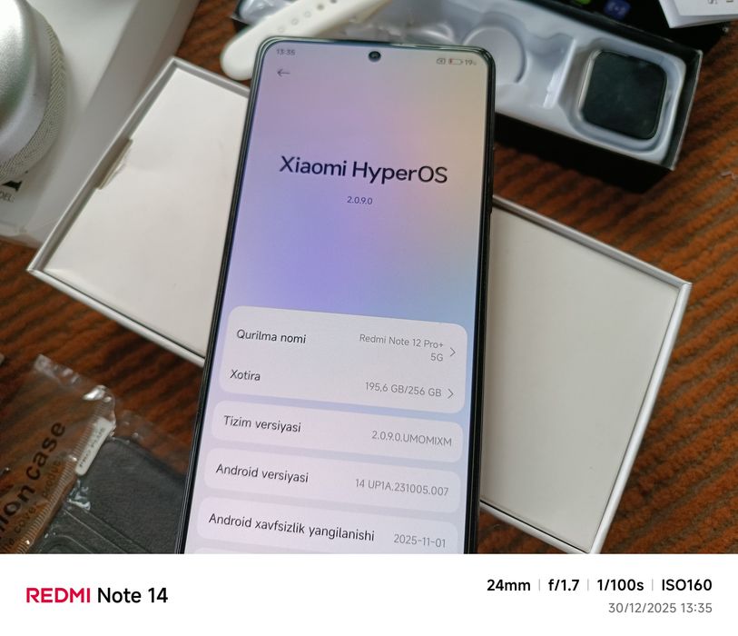 Redmi Note 12 Pro Plus 5G garantiyasi bilan