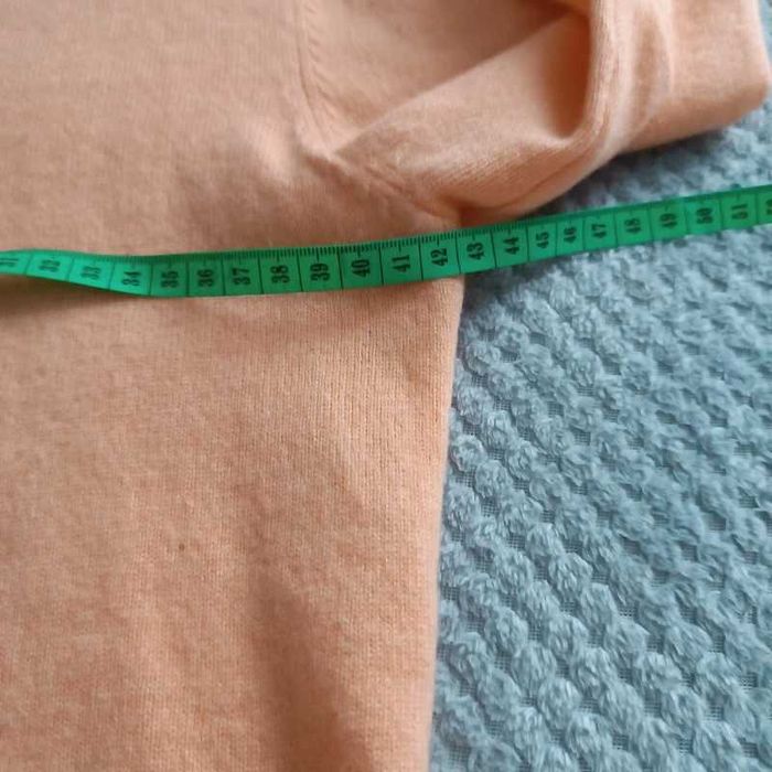 Cardigan 100% cașmir roz piersica marimea 36-38