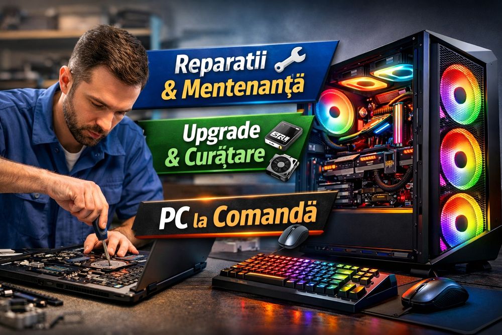 Service Calculatoare & Laptopuri | Reparații • Mentenanță