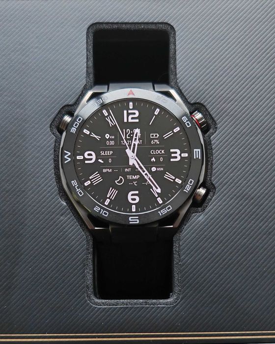 КАТО НОВ * Huawei Watch Ultimate Expedition (CLB‑B19) Black HNBR Strap