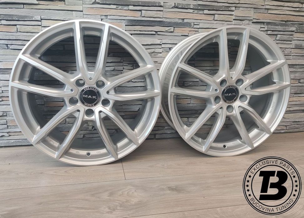 Set Jante MAK EVO SILVER R18 8J / 9J 5X112