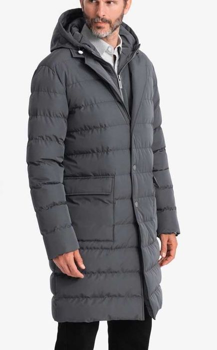 Jachetă lungă matlasată-NOUĂ