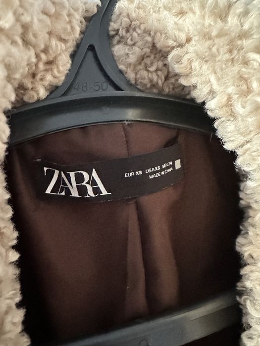 Эко шуба Zara, теплая
