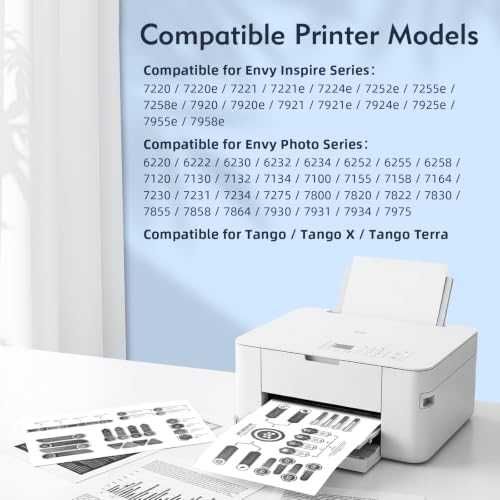 Нова ECOINKO 303XL Черна касета за HP Envy Inspire Photo Tango X 750+ страници печат принтер мастило