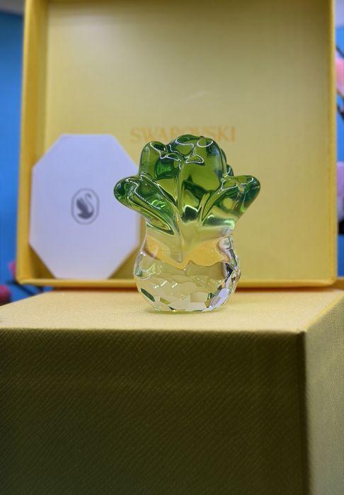 НОВО!!! Оригинална кристална фигурка Swarovski Asian Symbols Fortune Cabbage, символ на богатство